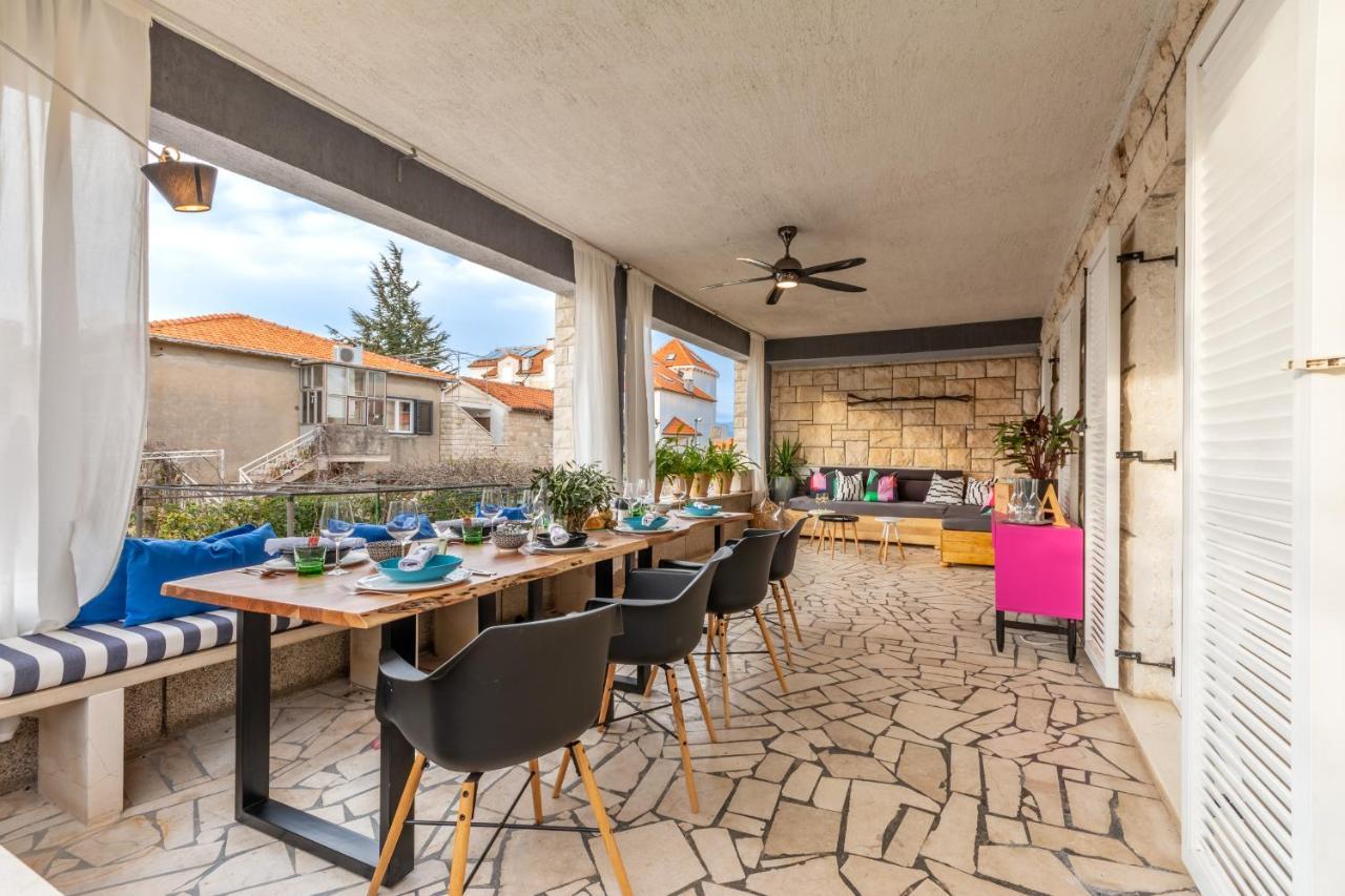 Apartment Lota With Heated Pool On Top Location San Pietro di Brazza Esterno foto