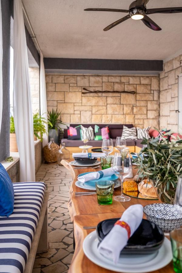 Apartment Lota With Heated Pool On Top Location San Pietro di Brazza Esterno foto