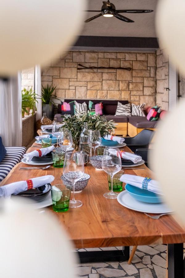 Apartment Lota With Heated Pool On Top Location San Pietro di Brazza Esterno foto